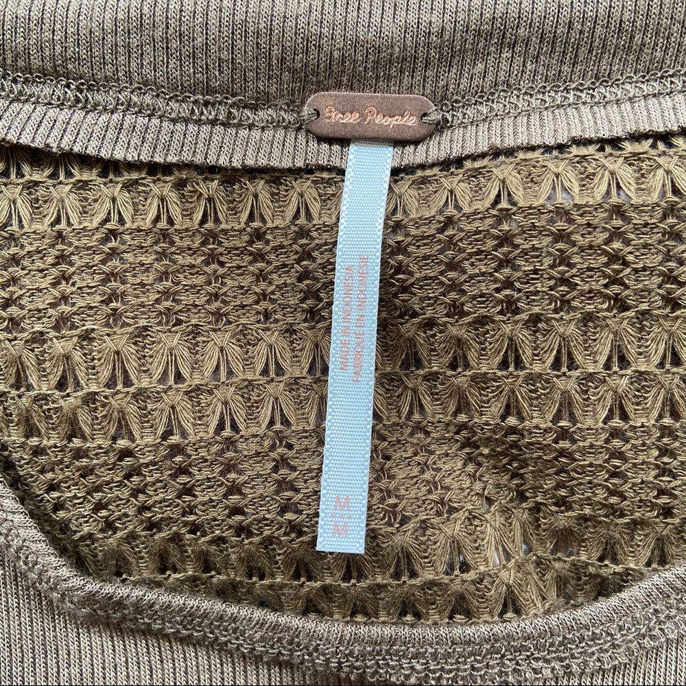 Free People Off The Shoulder Knit Top - Picture 4 of 7